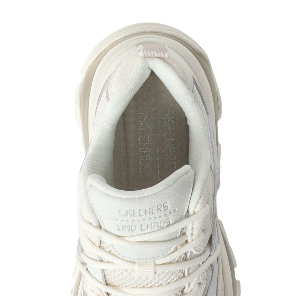 スケッチャーズ（SKECHERS）（レディース）カジュアルシューズ UNO CHAOS 177935-WHT