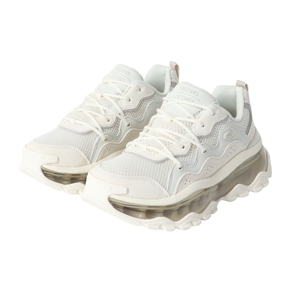 スケッチャーズ（SKECHERS）（レディース）カジュアルシューズ UNO CHAOS 177935-WHT