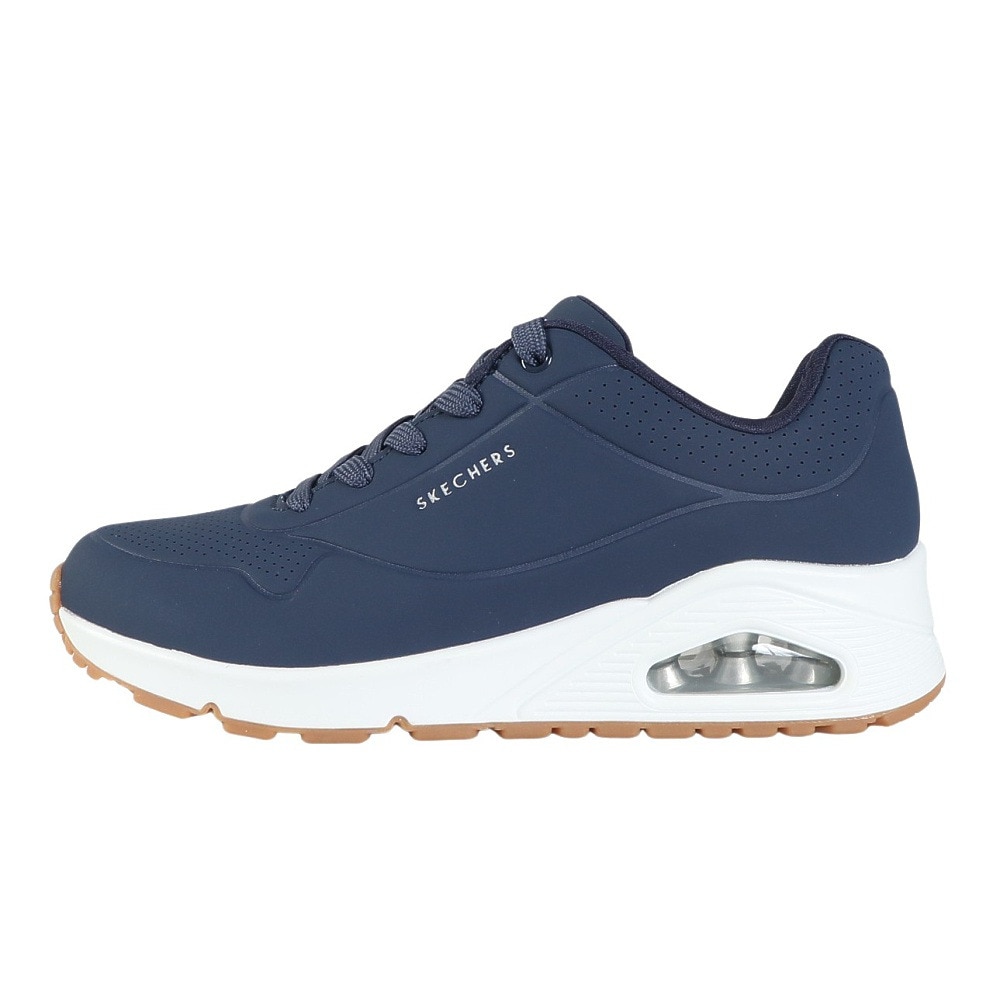 スケッチャーズ（SKECHERS）（レディース）カジュアルシューズ UNO-STAND ON AIR ネイビー 73690-NVY スニーカー スポーツシューズ 靴