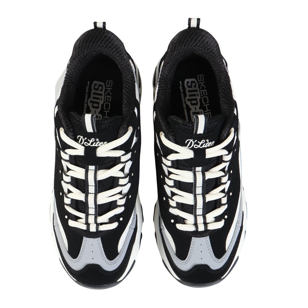 スケッチャーズ（SKECHERS）（レディース）カジュアルシューズ スリップインズ ディーライツ スムース ノスタルジア ブラック 150537-BKNT スニーカー 快適