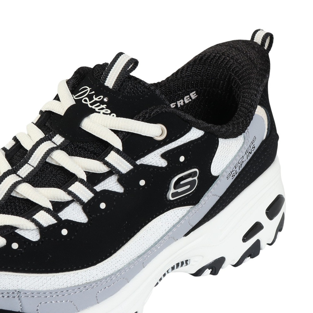 スケッチャーズ（SKECHERS）（レディース）カジュアルシューズ スリップインズ ディーライツ スムース ノスタルジア ブラック 150537-BKNT スニーカー 快適