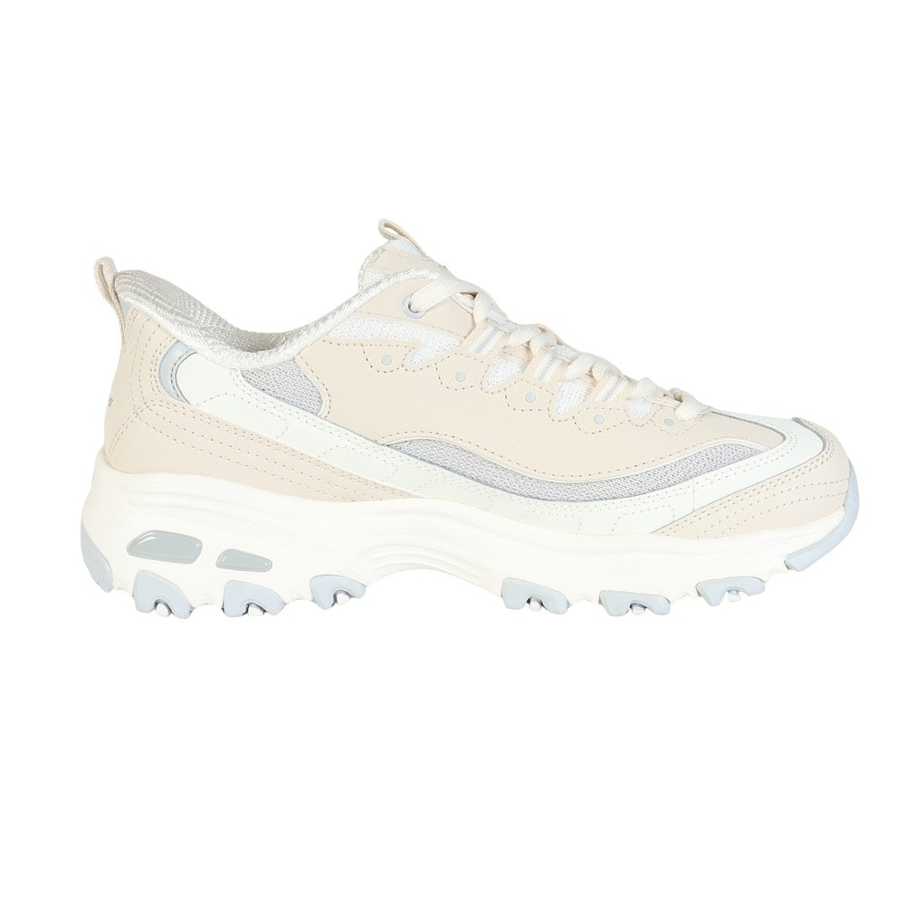 スケッチャーズ（SKECHERS）（レディース）カジュアルシューズ スリップインズ ディーライツ スムース ノスタルジア ライトグレー 150537-NTGY スニーカー 