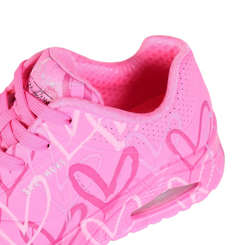 スケッチャーズ（SKECHERS）（レディース）カジュアルシューズ ウノ スプレッド ザ ラブ 155507-HTPK