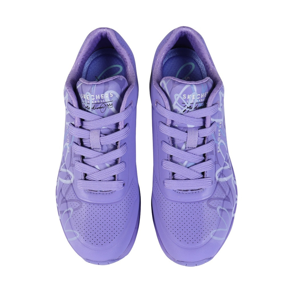 スケッチャーズ（SKECHERS）（レディース）カジュアルシューズ ウノ スプレッド ザ ラブ 155507-PUR