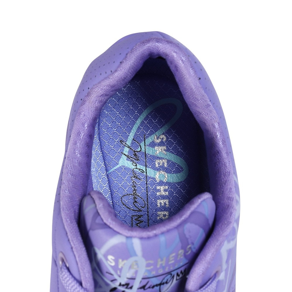 スケッチャーズ（SKECHERS）（レディース）カジュアルシューズ ウノ スプレッド ザ ラブ 155507-PUR