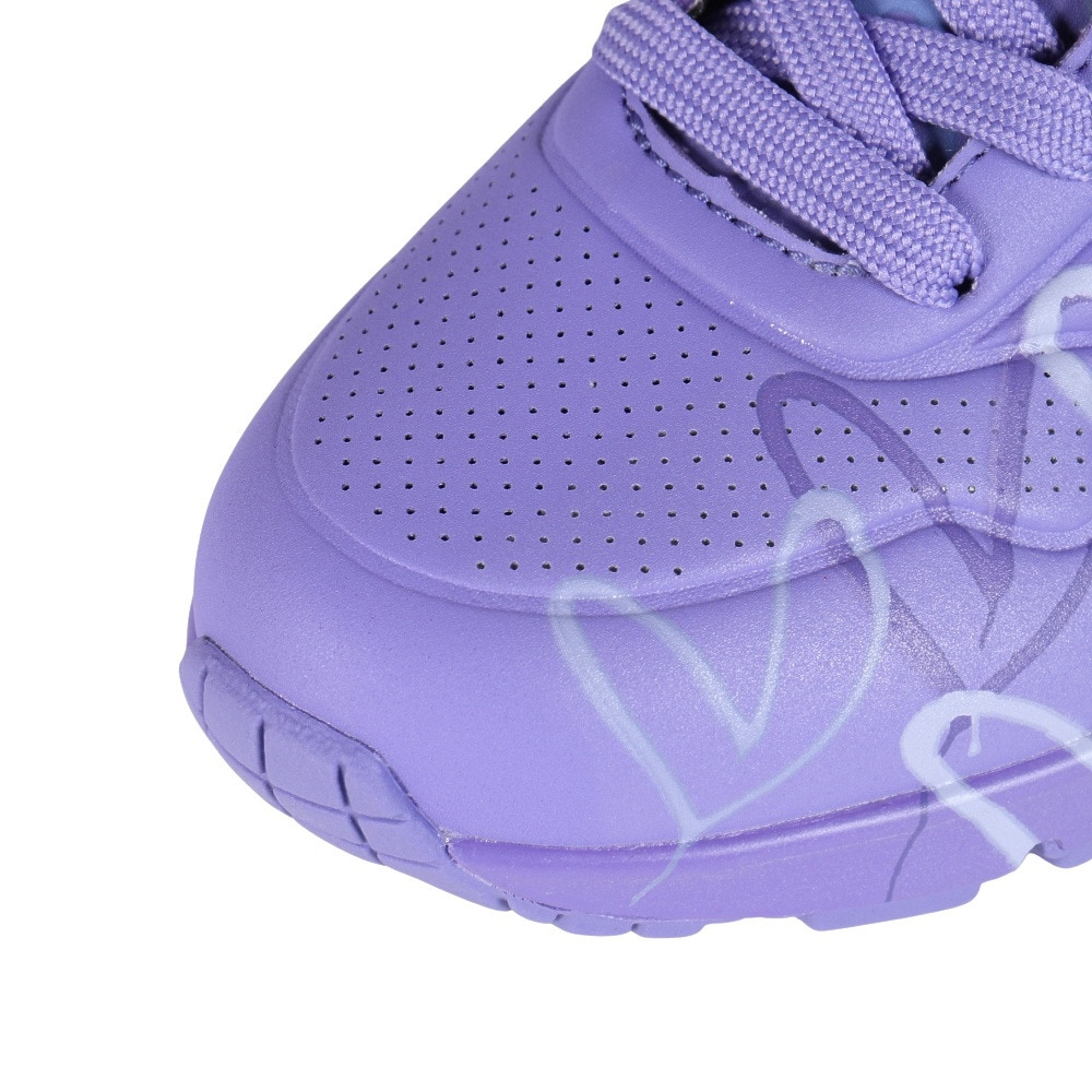 スケッチャーズ（SKECHERS）（レディース）カジュアルシューズ ウノ スプレッド ザ ラブ 155507-PUR