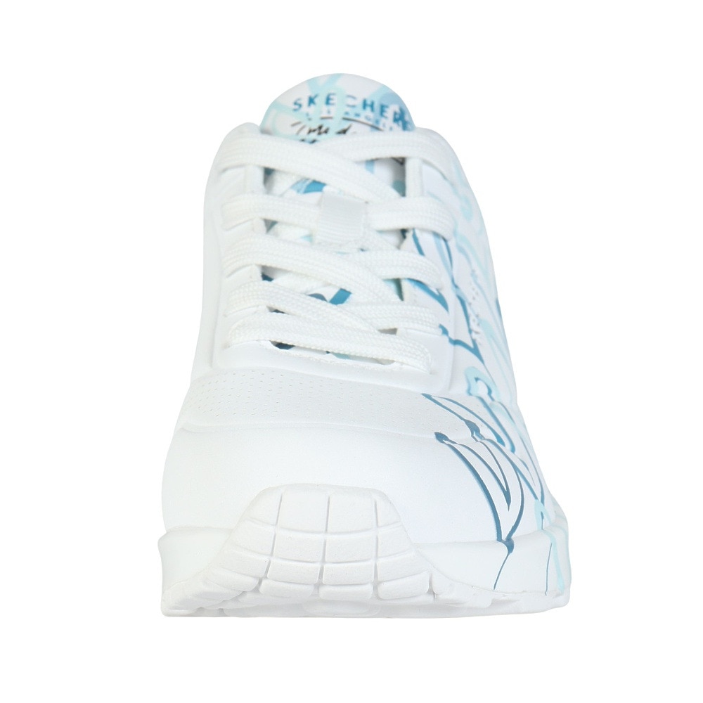 スケッチャーズ（SKECHERS）（レディース）カジュアルシューズ ウノ スプレッド ザ ラブ 155507-WBL