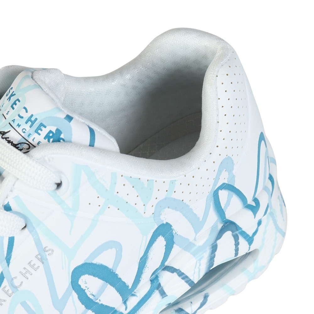 スケッチャーズ（SKECHERS）（レディース）カジュアルシューズ ウノ スプレッド ザ ラブ 155507-WBL