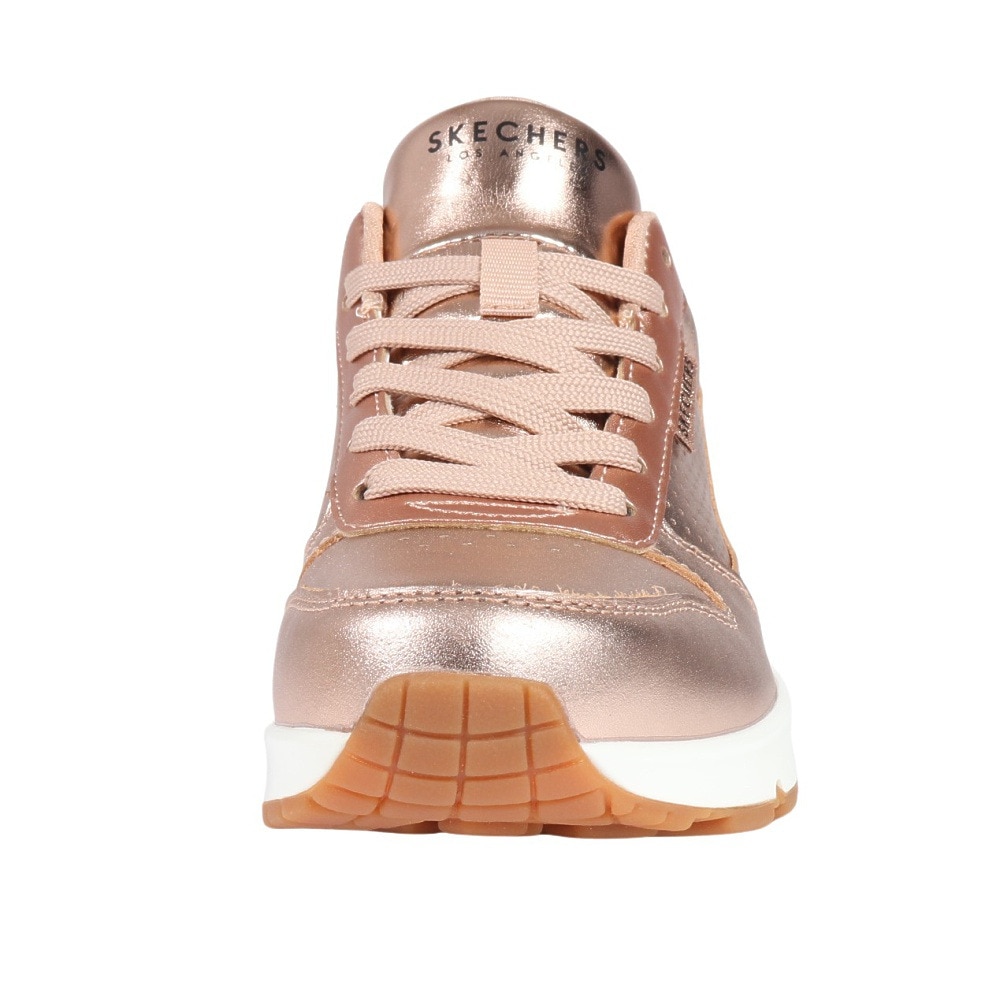 スケッチャーズ（SKECHERS）（レディース）カジュアルシューズ ウノ メタリックス 177109-RSGD