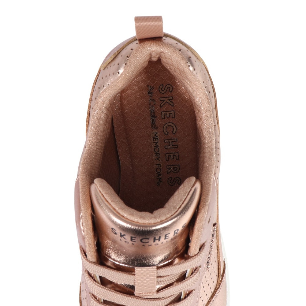 スケッチャーズ（SKECHERS）（レディース）カジュアルシューズ ウノ メタリックス 177109-RSGD