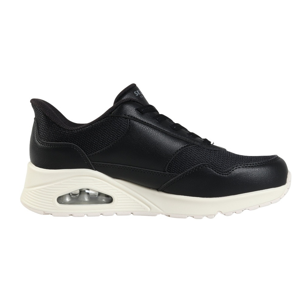 スケッチャーズ（SKECHERS）（レディース）カジュアルシューズ スリップインズ ウノ バンクシア 177117W-BLK