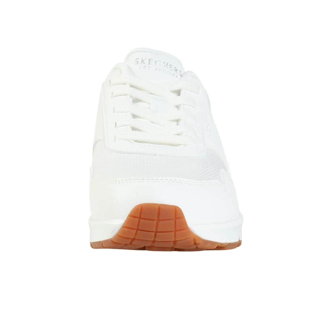 スケッチャーズ（SKECHERS）（レディース）カジュアルシューズ スリップインズ ウノ バンクシア 177117W-WHT