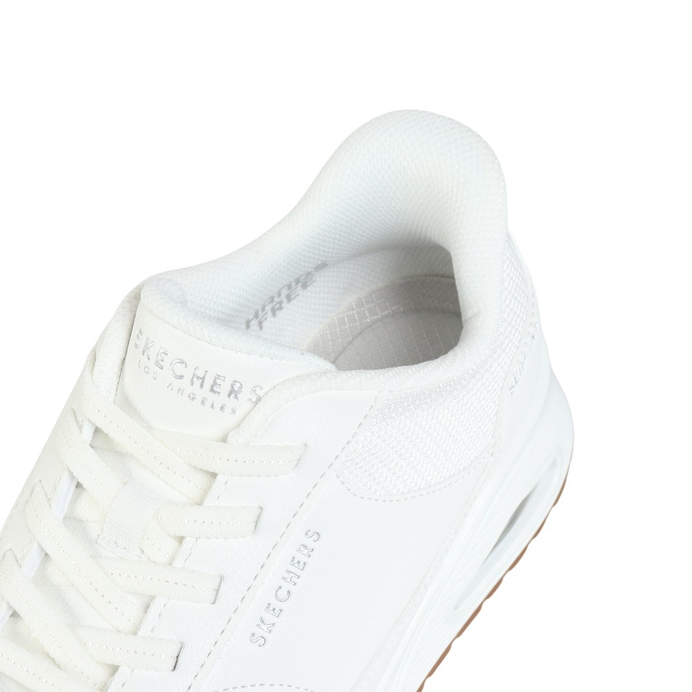 スケッチャーズ（SKECHERS）（レディース）カジュアルシューズ スリップインズ ウノ バンクシア 177117W-WHT