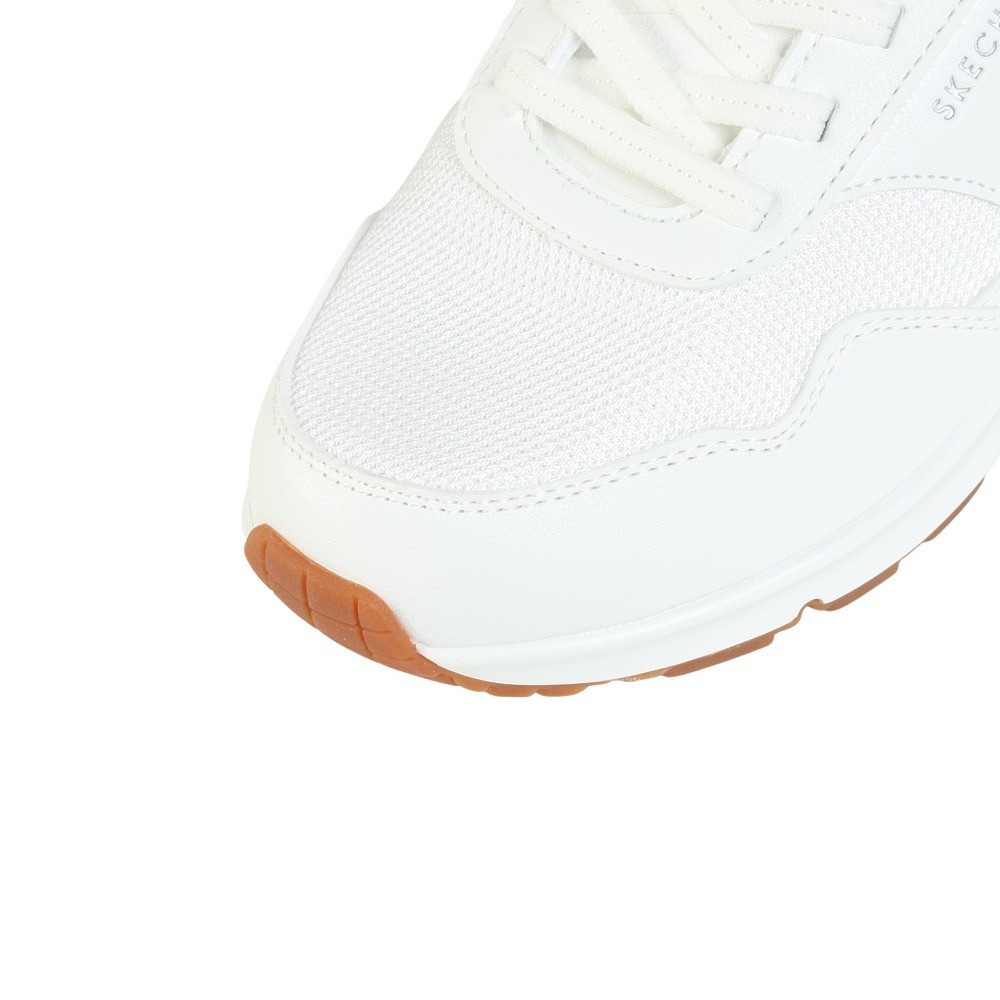 スケッチャーズ（SKECHERS）（レディース）カジュアルシューズ スリップインズ ウノ バンクシア 177117W-WHT