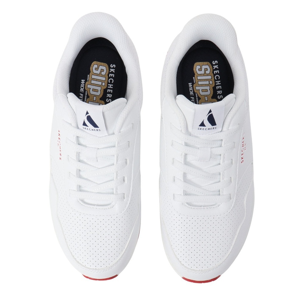 スケッチャーズ（SKECHERS）（レディース）カジュアルシューズ スリップインズ ウノ ワガラ プロスペリティ 177903W-WHT