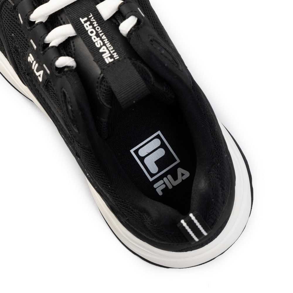 フィラ（FILA）（レディース）カジュアルシューズ ウッドブロック v2 ブラック 1RM02749G013 スニーカー スポーツ