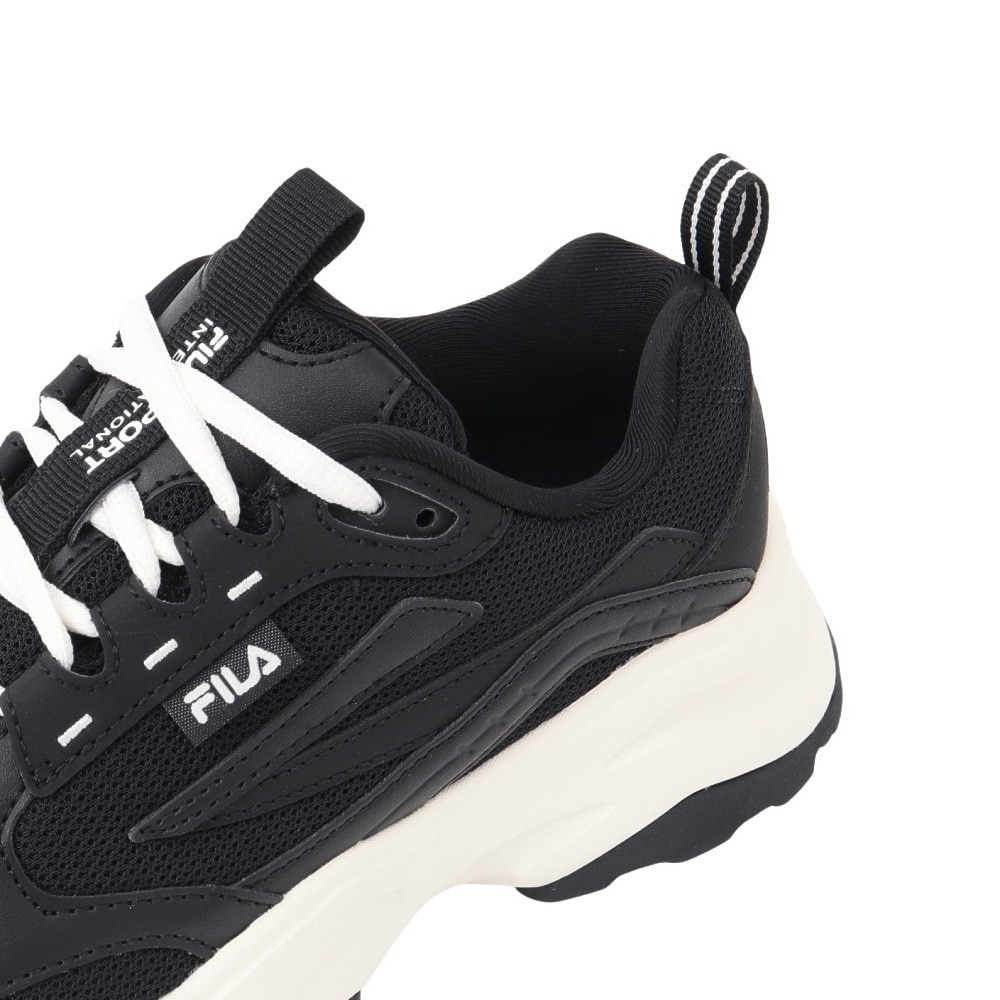 フィラ（FILA）（レディース）カジュアルシューズ ウッドブロック v2 ブラック 1RM02749G013 スニーカー スポーツ