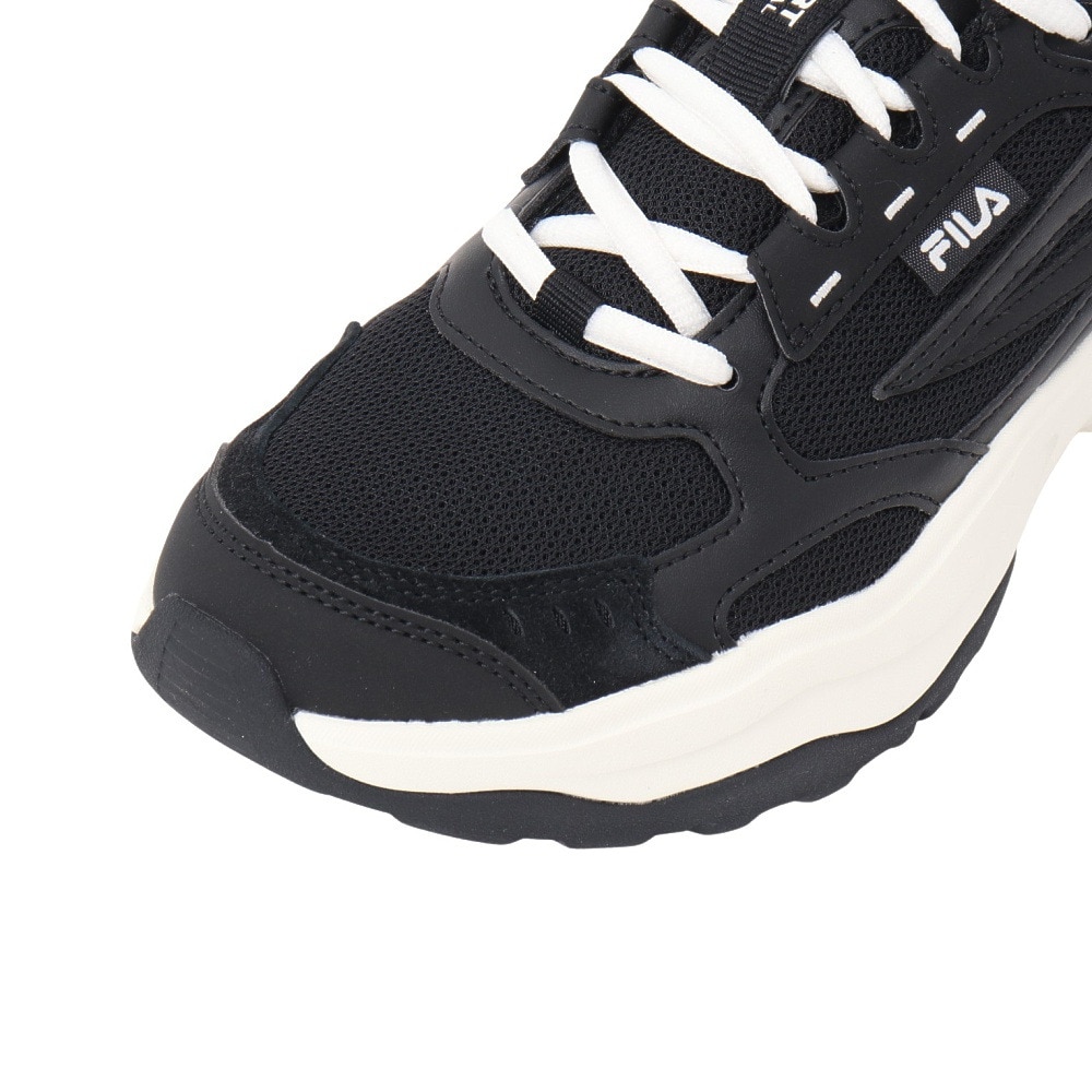 フィラ（FILA）（レディース）カジュアルシューズ ウッドブロック v2 ブラック 1RM02749G013 スニーカー スポーツ