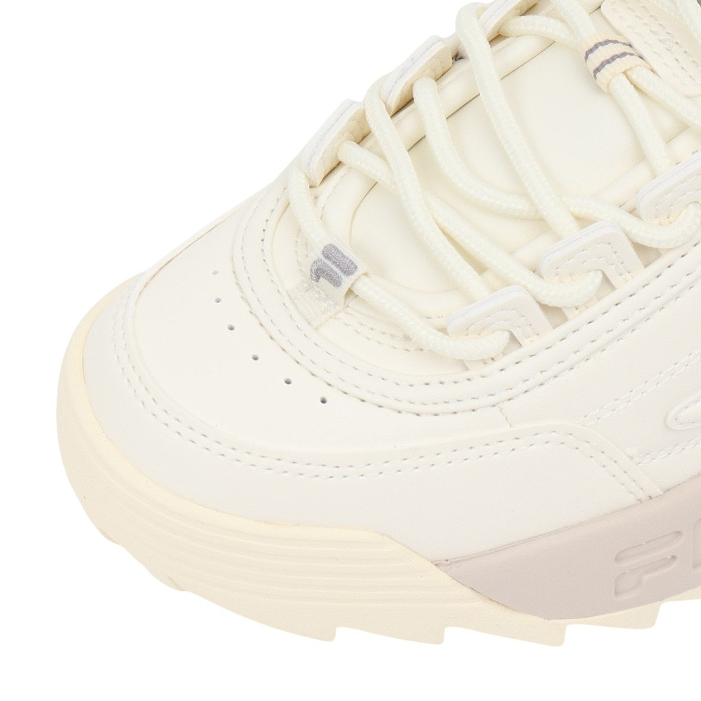 フィラ（FILA）（レディース）カジュアルシューズ ディスラプター 2 オフホワイト USS25007103 スニーカー スポーツ