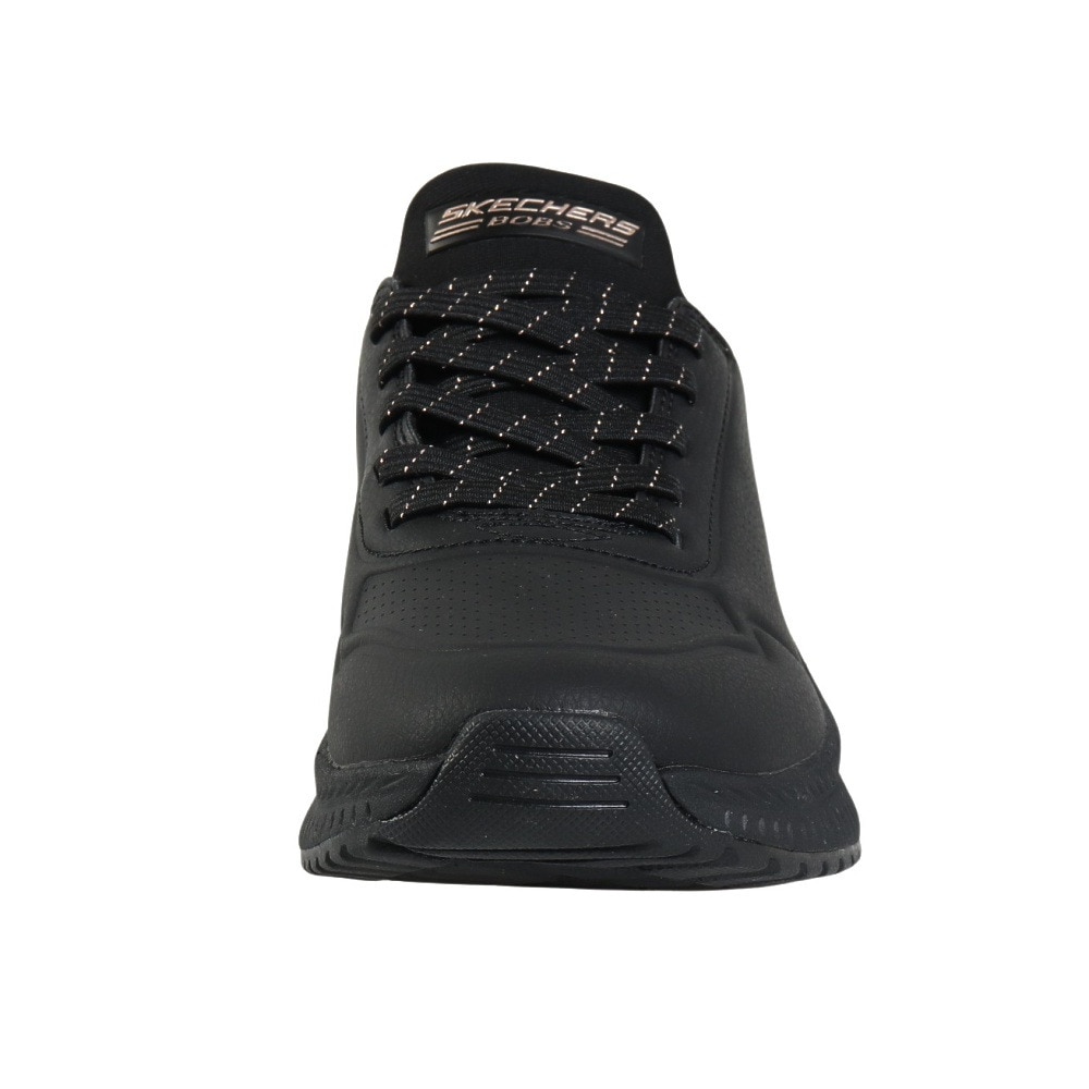 スケッチャーズ（SKECHERS）（レディース）カジュアルシューズ スリップインズ ボブス SQUAD 4-KEY LOOK 117740-BBK
