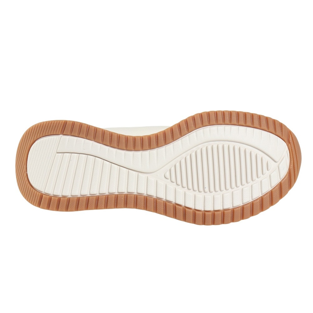 スケッチャーズ（SKECHERS）（レディース）カジュアルシューズ スリップインズ ボブス SQUAD 4-KEY LOOK 117740-WHT