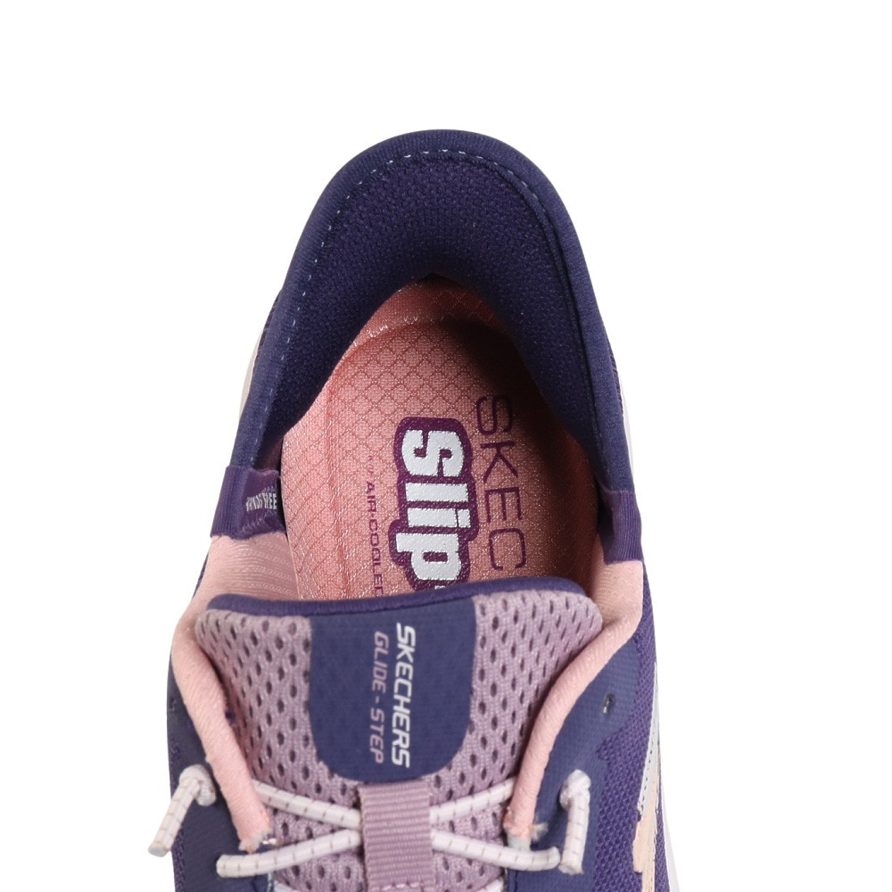 スケッチャーズ（SKECHERS）（レディース）カジュアルシューズ スリップインズ グライドステップ プロ パープル 150420-PRCL スニーカー