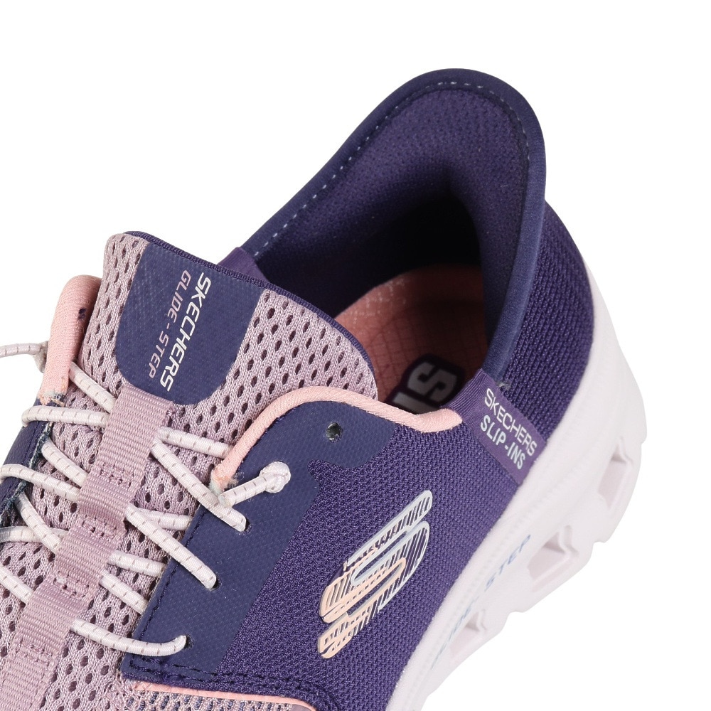 スケッチャーズ（SKECHERS）（レディース）カジュアルシューズ スリップインズ グライドステップ プロ パープル 150420-PRCL スニーカー