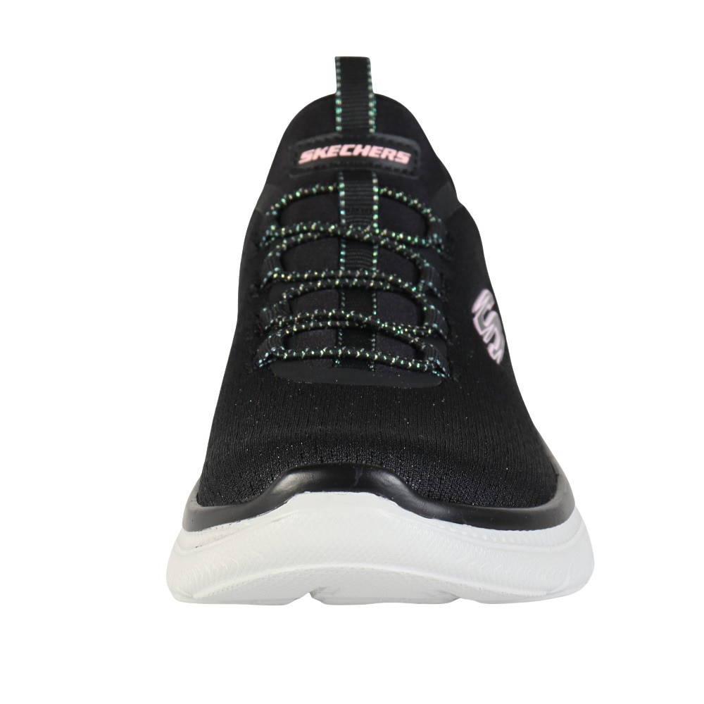 スケッチャーズ（SKECHERS）（レディース）カジュアルシューズ スリップインズ サミット プラス シマーリング ストリッド 150619-BKMT