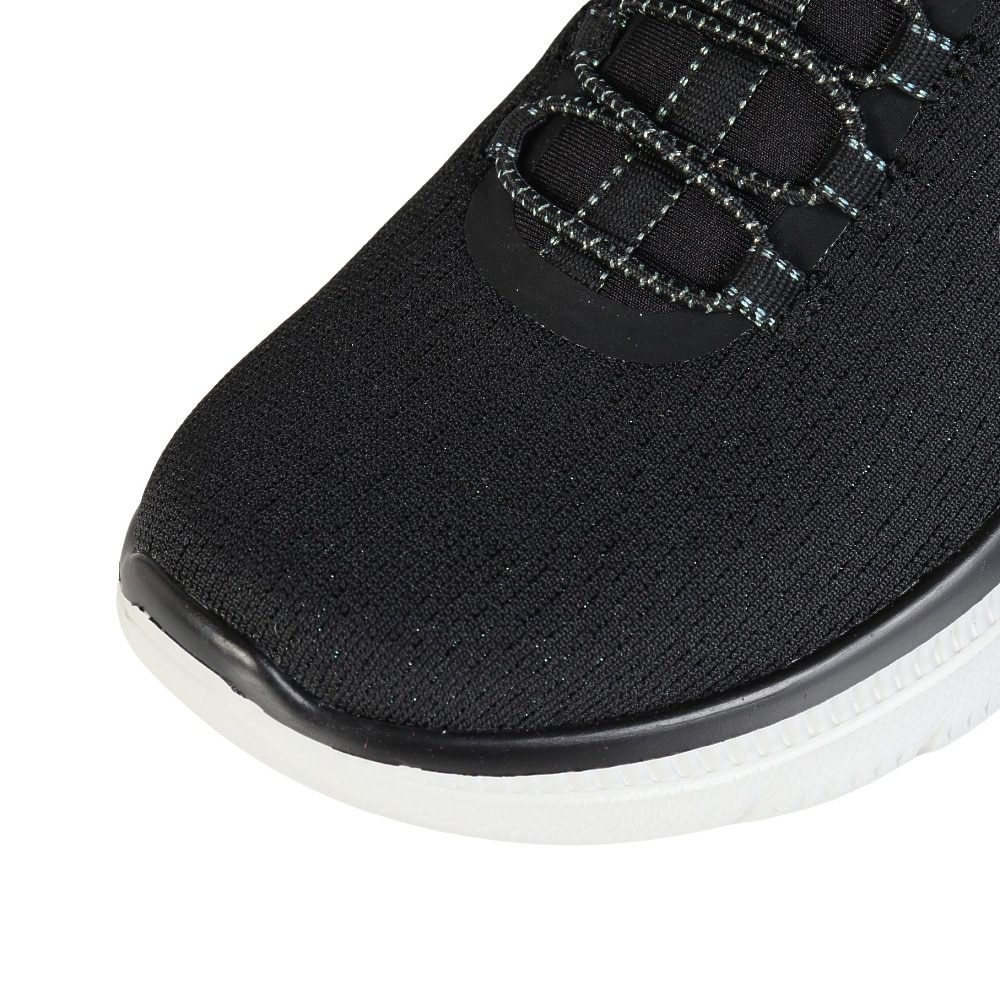 スケッチャーズ（SKECHERS）（レディース）カジュアルシューズ スリップインズ サミット プラス シマーリング ストリッド 150619-BKMT