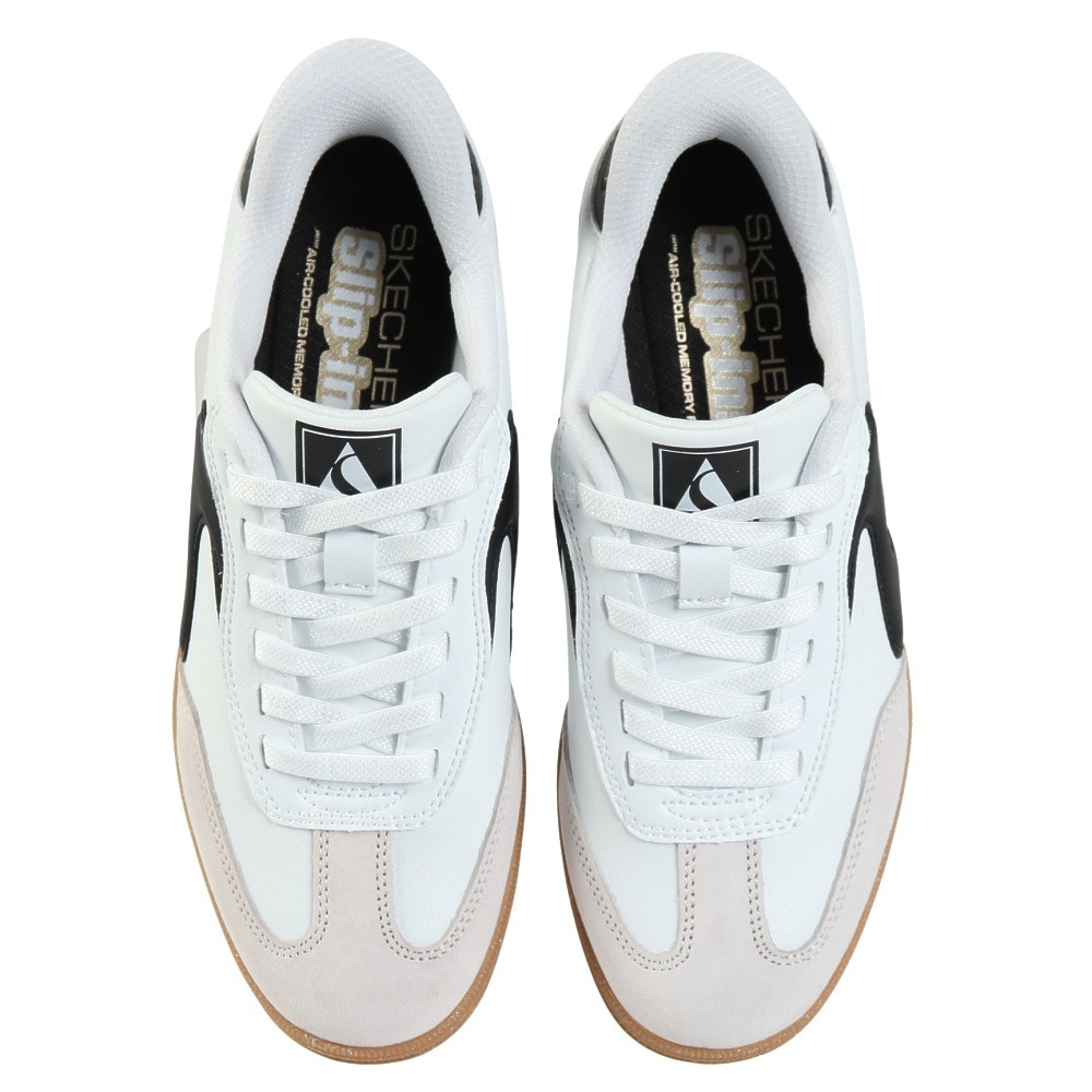 スケッチャーズ（SKECHERS）（レディース）カジュアルシューズ スリップインズ ホットショット パーフェクト チョイス ホワイト 185322-WBK