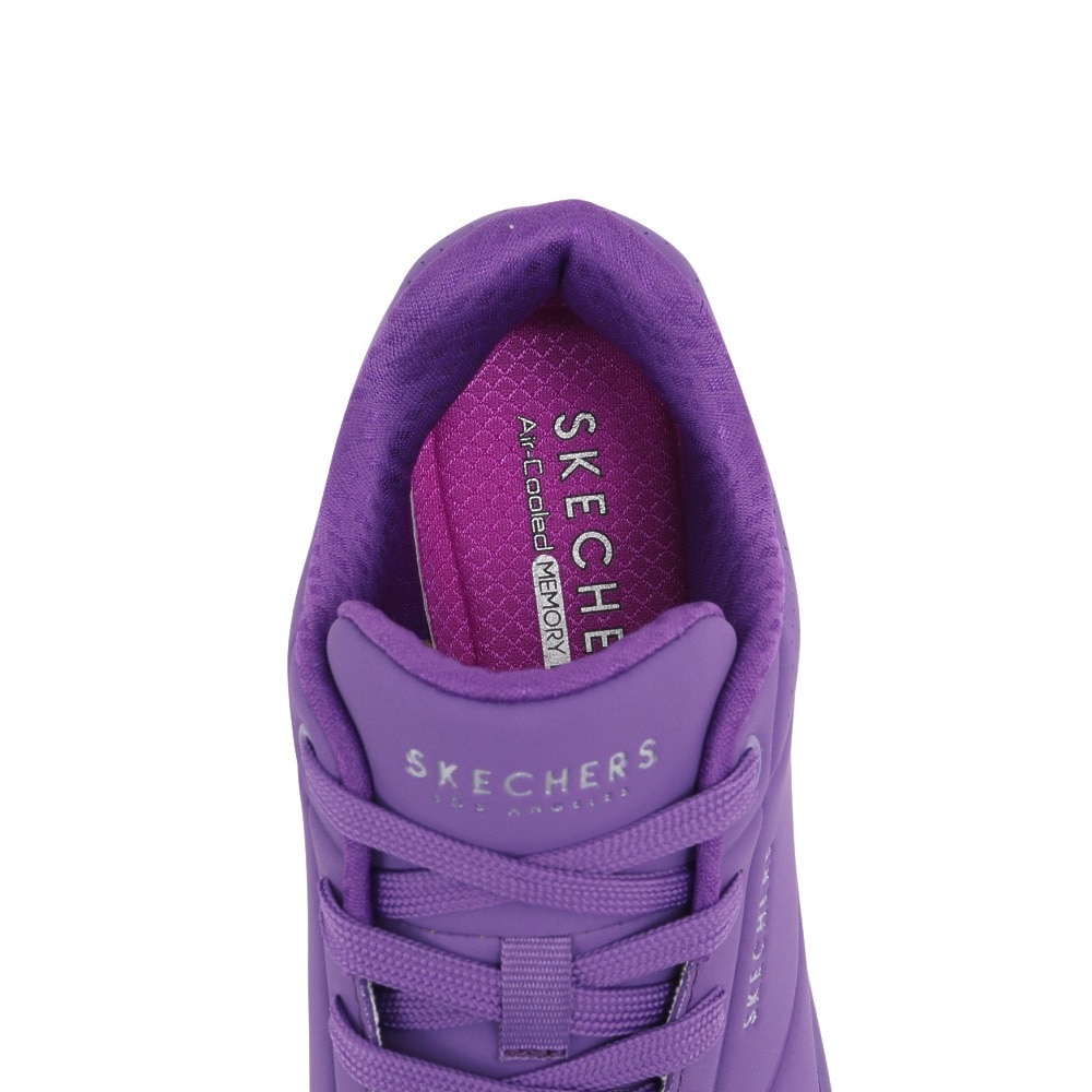 スケッチャーズ（SKECHERS）（レディース）カジュアルシューズ ウノ スタンド オン エア バイオレット 73690-VIL スニーカー
