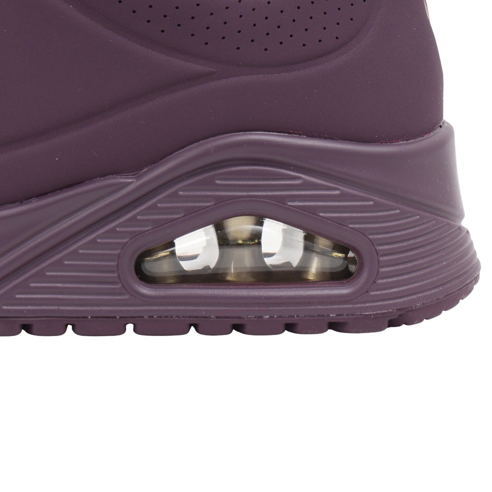 スケッチャーズ（SKECHERS）（レディース）カジュアルシューズ ウノ スタンド オン エア バーガンディ 73690-WINE スニーカー