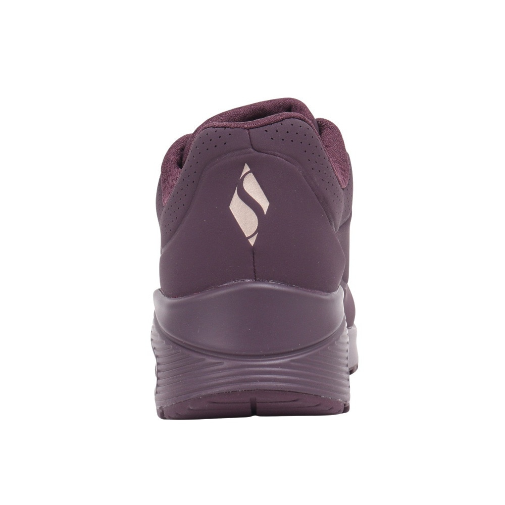 スケッチャーズ（SKECHERS）（レディース）カジュアルシューズ ウノ スタンド オン エア バーガンディ 73690-WINE スニーカー