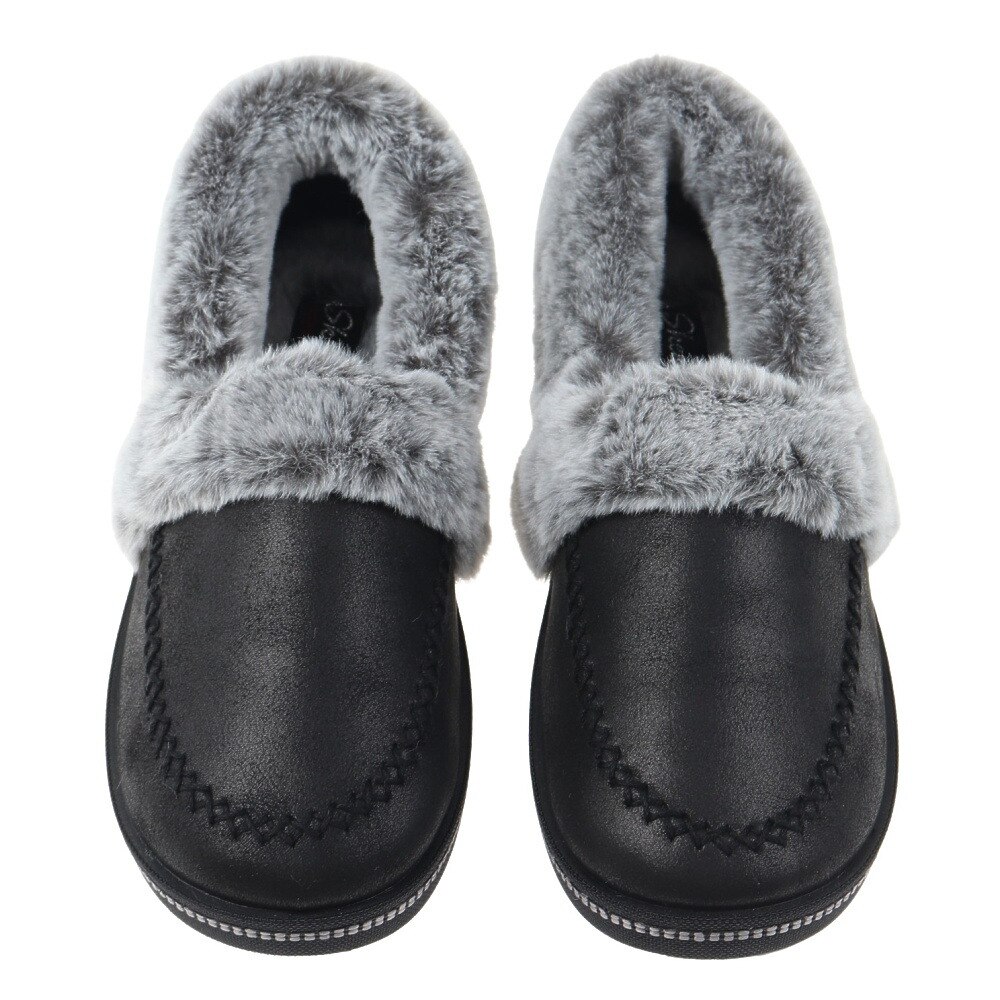 スケッチャーズ（SKECHERS）（レディース）レディース ボアシューズ 黒 コージーキャンプファイヤー COZY CAMPFIRE ブラック 167622-BLK 