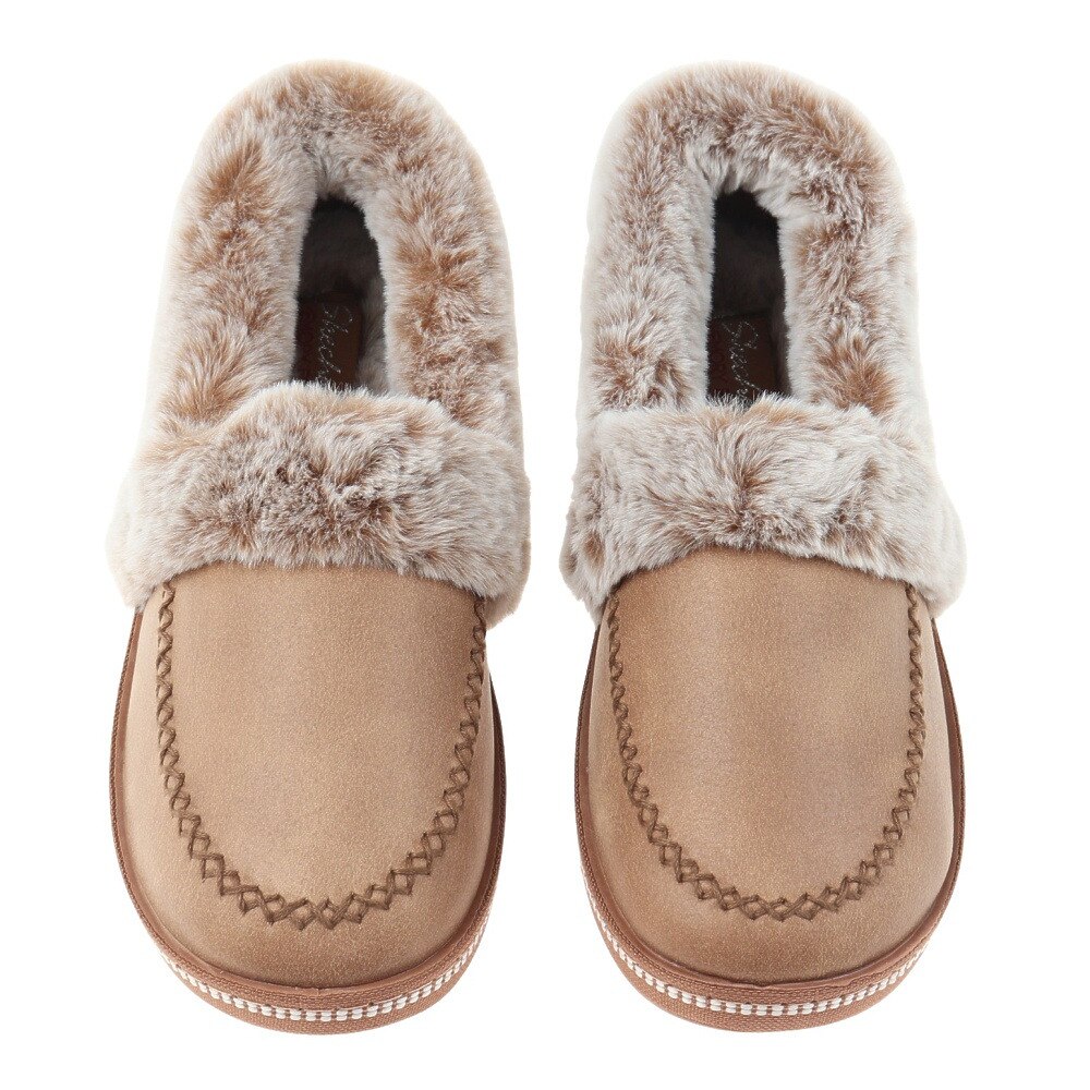 スケッチャーズ（SKECHERS）（レディース）レディース ボアシューズ コージーキャンプファイヤー COZY CAMPFIRE キャメル 167622-CSNT 