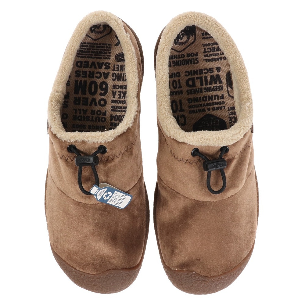キーン（KEEN）（レディース）スリッポン レディース ハウザー スリー スライド サンドベージュ 1026649 ボア あったか