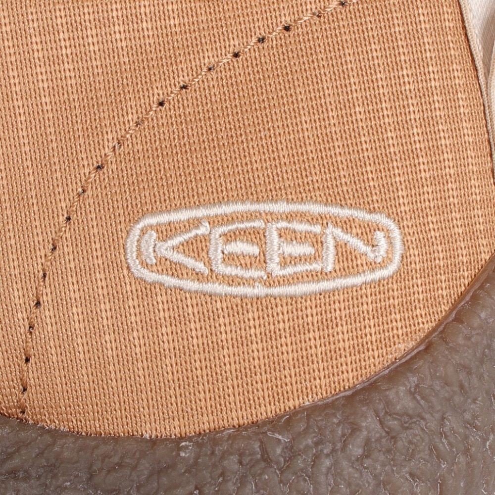 キーン（KEEN）（レディース）モックシューズ スリッポン ハウザー II ベージュ 1026852 ボア素材 秋冬用 室内履き 防臭素材 保温性 