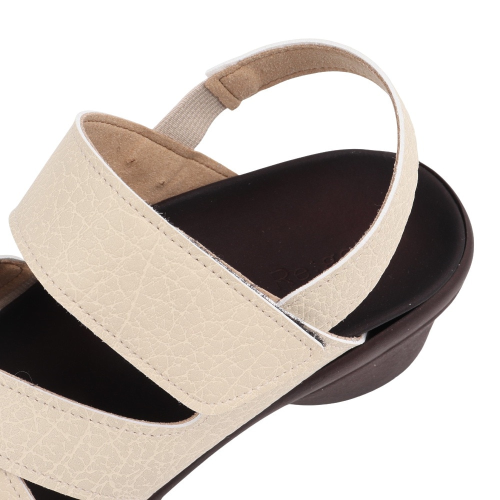 リゲッタ（Re:getA）（レディース）カジュアルシューズ クロスベルト ウェッジサンダル R2682 IVO