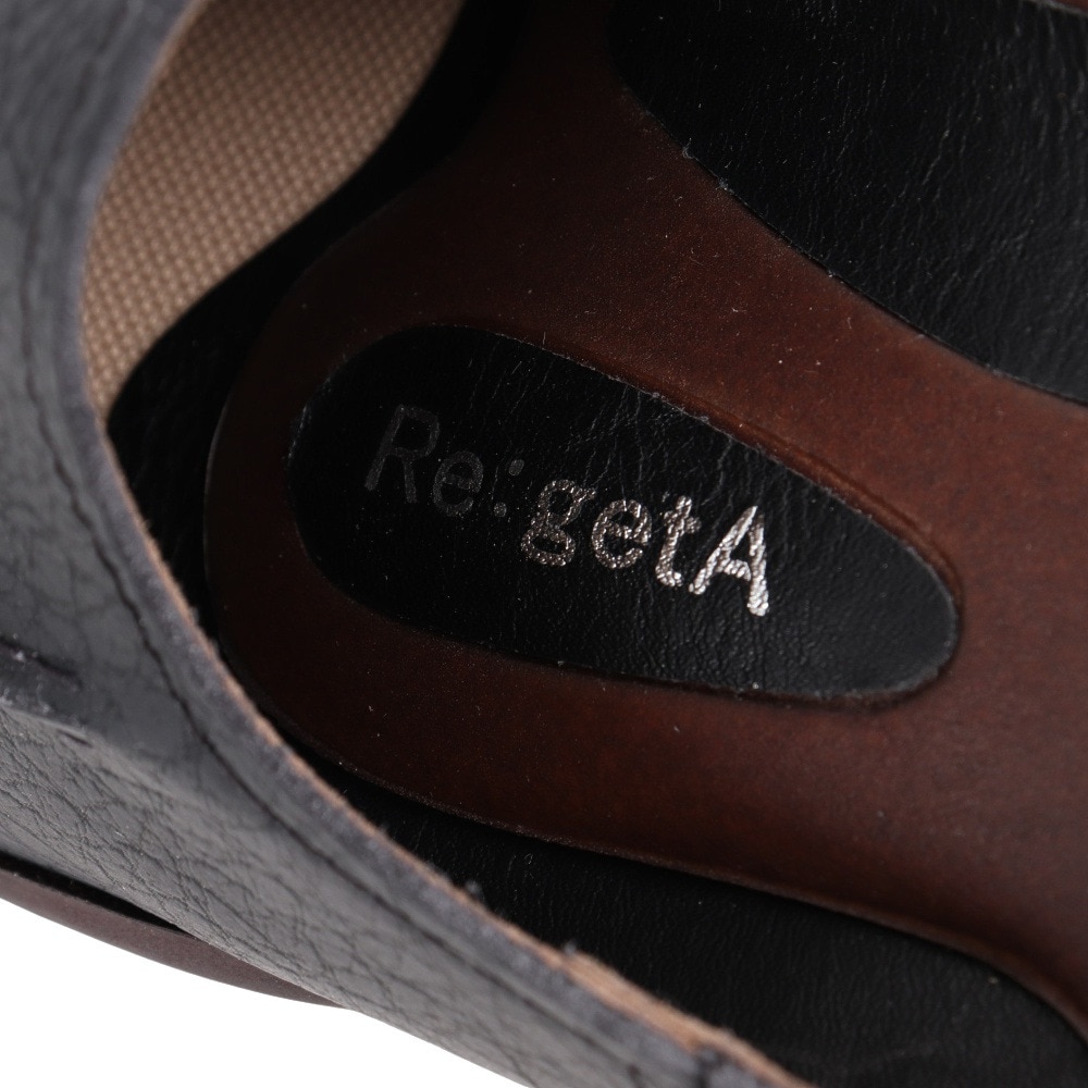 リゲッタ（Re:getA）（レディース）カジュアルシューズ ドライビングローファー R302BLK
