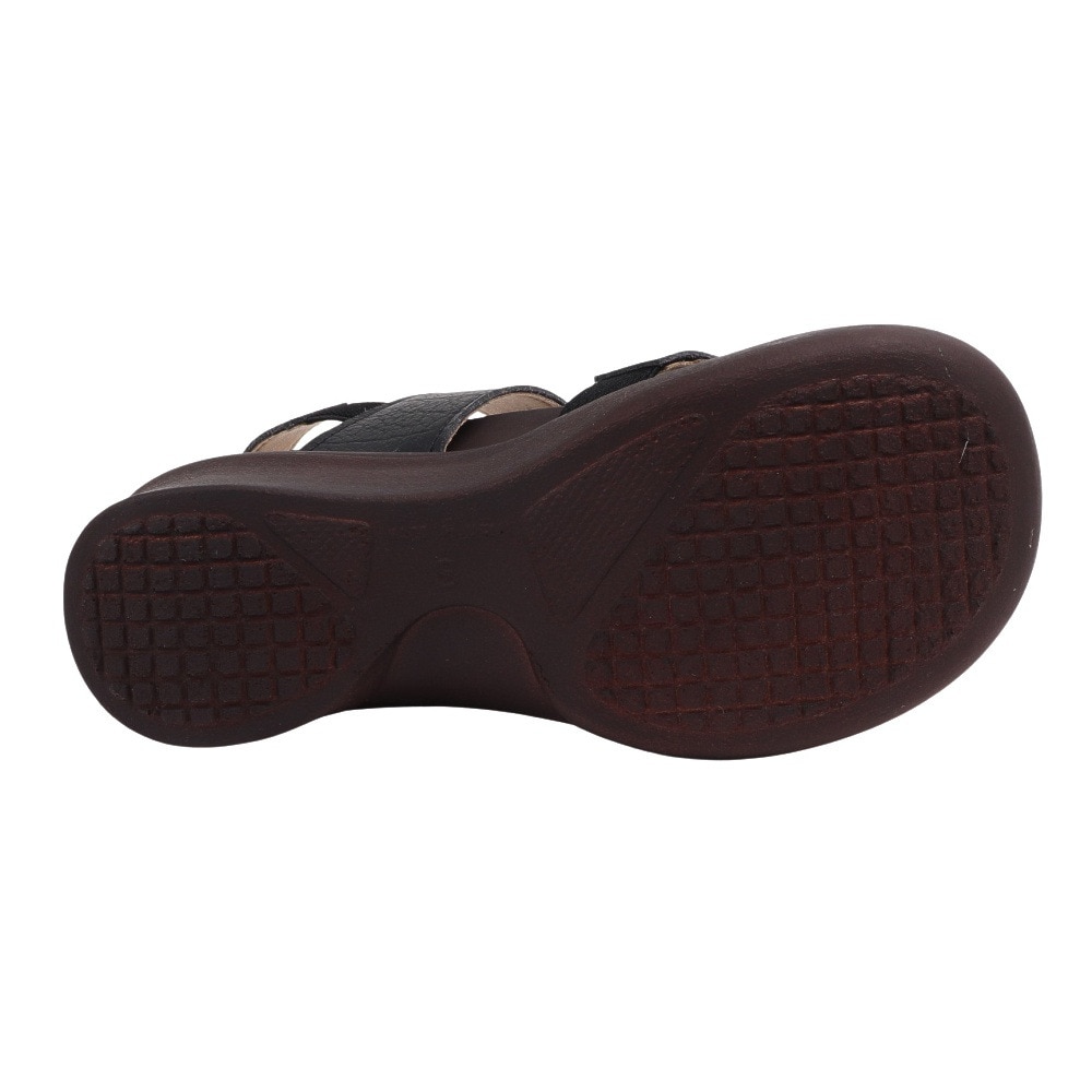 リゲッタ（Re:getA）（レディース）カジュアルシューズ クロスベルト ウェッジサンダル R2682BLK