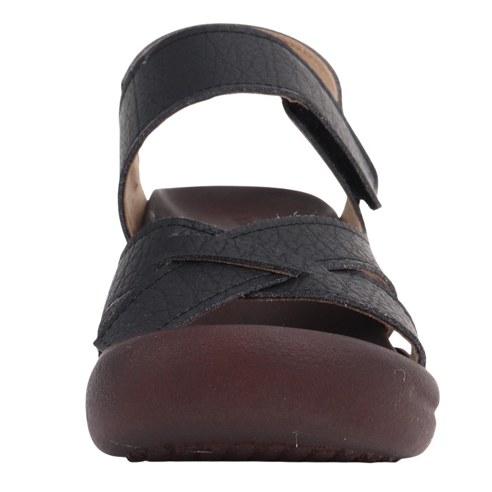 リゲッタ（Re:getA）（レディース）カジュアルシューズ クロスベルト ウェッジサンダル R2682BLK