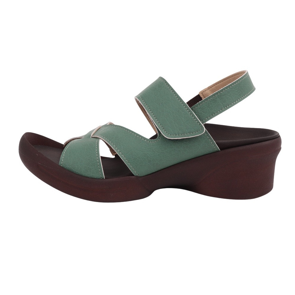 リゲッタ（Re:getA）（レディース）カジュアルシューズ クロスベルト ウェッジサンダル R2682LBL