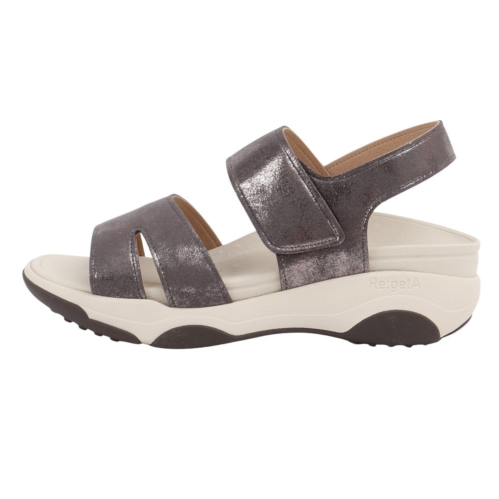 リゲッタ（Re:getA）（レディース）カジュアルシューズ 軽量厚底サンダル RE3001GUM