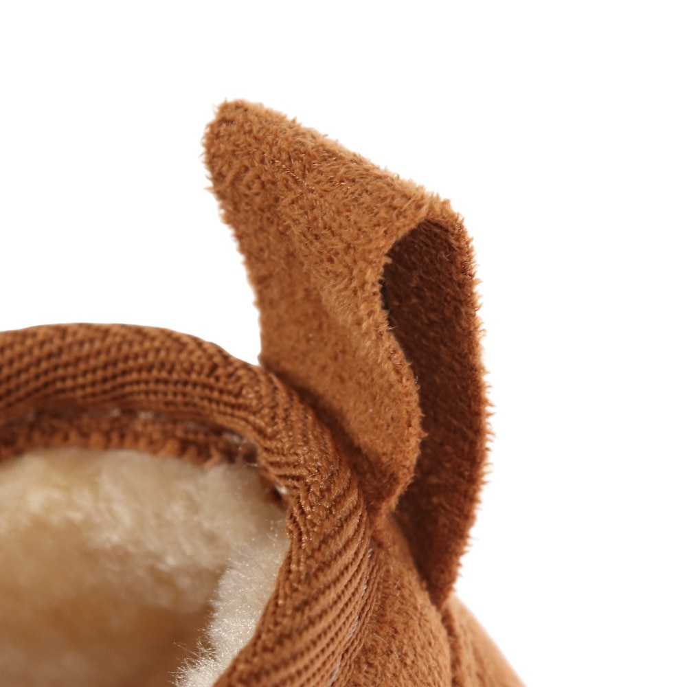 岸原工業（レディース）ショートブーツ ショートムートンブーツ キャメル 7032CAMEL カジュアルシューズ くるぶし丈 室内履き 内側ボア あったか 防寒対策