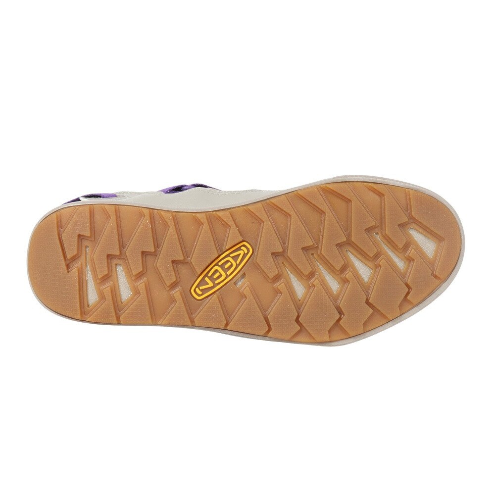 キーン（KEEN）（レディース）ブーツ 防水 カジュアルシューズ フッドゼラ ウォータープルーフ ベージュ パープル 軽量 保温 1025603 防寒対策 寒さ対策 