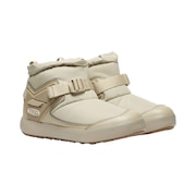 キーン(KEEN)(レディース)ショートブーツ 耐水 フッドロメオ ミニ オフホワイト 1026798 カジュアル ウインターシューズ 軽量 保温 クッション性 防寒