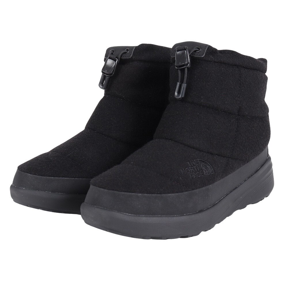 ノースフェイス（THE NORTH FACE）（レディース）ブーツ カジュアルシューズ ヌプシ ブーティ ウォータープルーフ VIII ショート NFW52273 BK