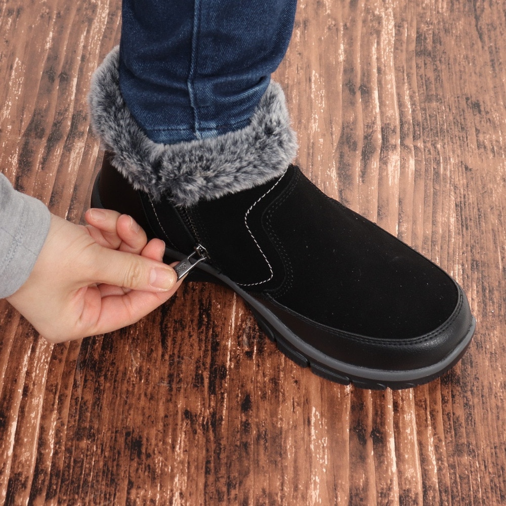 スケッチャーズ（SKECHERS）（レディース）ブーツ カジュアルシューズ EASY GOING WARM ESCAPE 167403-BLK