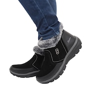 スケッチャーズ(SKECHERS)(レディース)ブーツ カジュアルシューズ EASY GOING WARM ESCAPE 167403-BLK