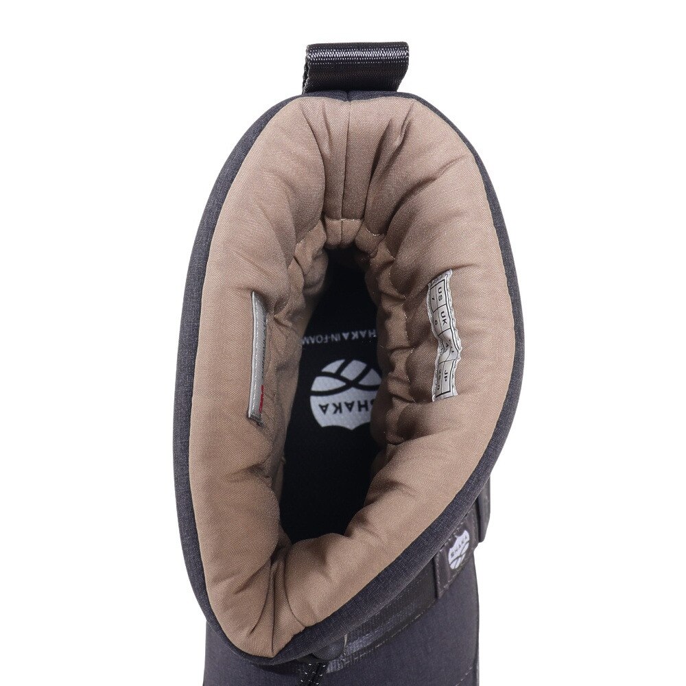 シャカ（SHAKA）（レディース）ブーツ カジュアルシューズ 中綿ウィンターブーツ SCHLAF CAMP BOOTIE SK-235 Charcoal